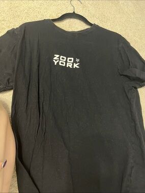 Zoo York Black Tee with White Logo